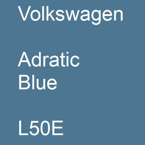 Volkswagen, Adratic Blue, L50E.